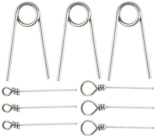 Spro Softbait Pin Assorti - 9 Stinger Stifte zur Zusatzhaken Fixierung, Stingerhaken Spike zur Gummifischmontage