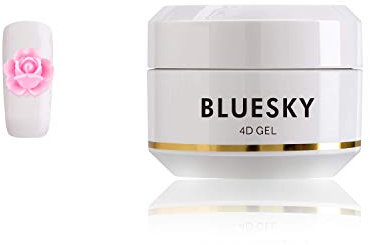 Bluesky Gel Polish, 4D Nail Art Gel, Baby Pink 07, 8ml (Requires curing under UV/LED Lamp)