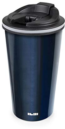 Ibili 758341B Vaso Termico Blue 410 ML, Stainless Steel