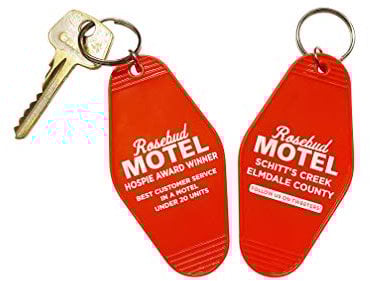 ASVP Shop Schitt’s Rosebud Keyring Key Tag Chain