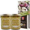 Sicilia Bedda - Crema di Pistacchio 220 Gr. con Cioccolata di Modica IGP al Pistacchio Gr. 100 - Prodotti Senza Glutine, Senza Lattosio e Vegani (2 Creme con 1 Cioccolata)