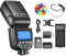 Godox V860III-N Blitz Blitzgerät für Nikon-Kameras, 76Ws 2.4G HSS Kamerablitz, 0.01-1.5s Zykluszeit, 7.2V/2600mAh Li-Ion Akku, 10 Stufen LED Modellierlampe, Kamerablitz Speedlite