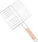 Garneck Groß Für Grill Grill Fischbräter BBQ Grillkorb: Grillrost Fisch Grillhalter Grillwender Fischgriller Gemüsehalter Backofenrost für Steak Korb