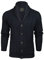 Xact Mens Cable Shawl Neck Cardigan (Ink) XL