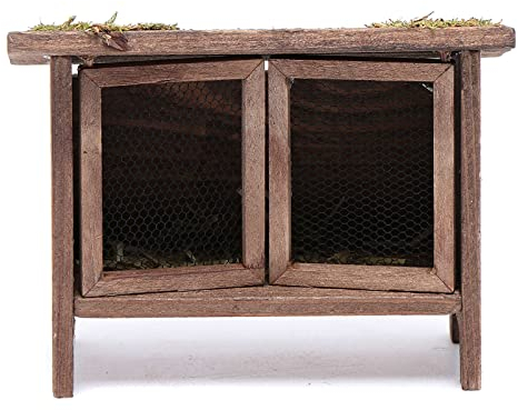 Hasestall für Krippe mit Stroh 10x10x5cm