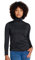 LAPASA Damen Rollkragen Thermounterhemd, Innenfleece Thermounterwäsche langärmliges Thermo-Shirt Funktionsunterwäsche Oberteil (L88), Schwarz (warm), XS