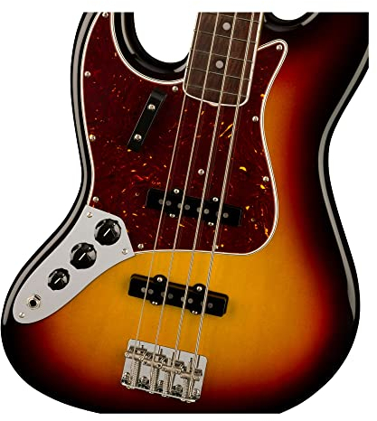 Fender American Vintage II 1966 Jazz Bass Lefthand RW 3-Color Sunburst - Linkshänder E-Bass