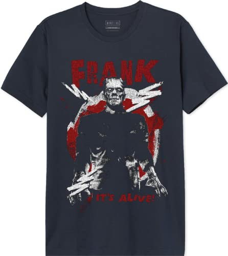 Universal Monster Herren Meunimots005 T-Shirt, Marineblau, XXL