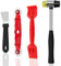 Window Glazing Tool Kit, 4PCS Heavy-Duty Glazing Tools, Zhaoyao Multi-Functions Alloy Hammer, Red Window Roller, Plastic Shovel for Windows, Doors Hand Tool Sets