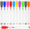 DIYDEC 10 pcs Whiteboard Markers, 9 Color Whiteboard Pens, Fine Tip Magnetic Colour White Board Pen with Eraser Low Odor Dry Erase Ink Markers Erasable for Home, School and Office Uses