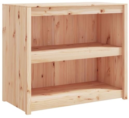 vidaXL Outdoor Kitchen Cabinet made from Solid Pine Wood – Rustic, Modular Design with Spacious Dimensions – Ideal for Garden and Terrace Settings - Brown
