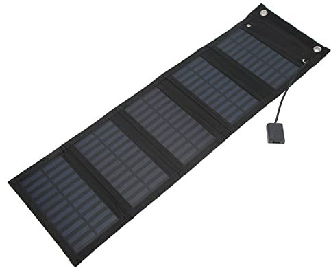 Panneau Solaire Pliable, Pack de Chargeur de Panneau Solaire Extérieur 25 W, Cellule de Panneau Solaire Pliable USB Monocristallin pour Appareils Photo et Ordinateurs Portables