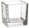 Großes Windlicht Glaswürfel in quadratischer Form 18 x 18 cm - Glaswindlicht eckig - Blumenvase eckig - Tischvase eckig - Blumenschale quadratisch 18 x 18 x 18 cm
