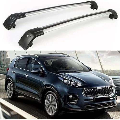 DachträGer DachgepäCkträGer Für Hyundai IX35 2011-2016 Roof Rack Roof Rails, Geschlossene Reling RelingträGer Verstellbare Seitenschiene FahrradträGer