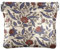 Petit porte-monnaie en cuir motif cachemire floral indien pratique pour filles et femmes, Cachemires floraux indiens, 4.33(L) x 3.74(W) x 0.39(H), Classique