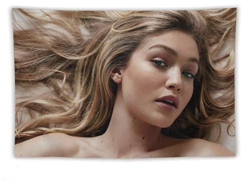 Gigi Hadid Poster Cover Modell Poster Wandkunst Drucke Tapisserie Geschenke Foto Bild Malerei Tapisserie Raumdekor Heimdekoration 101,6 x 152,4 cm