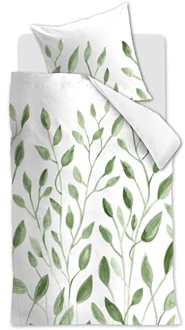 jilda-tex Bettwäsche Tropical 100% Baumwolle 135x200 cm Verschiedene Designs Dschungel Tropen (Copenhagen 135x200 cm)