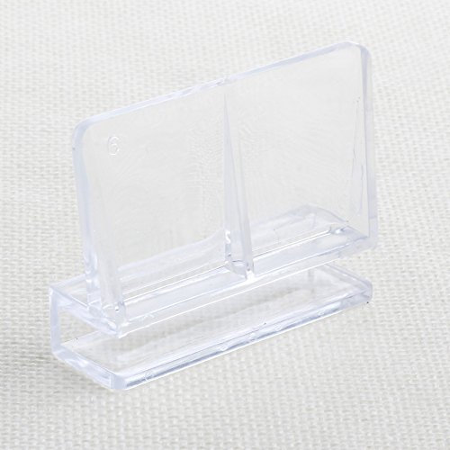 Zktfyshk Soporte de cristal de acuario acrílico para tapa de acuarios sin montura transparente para vidrio de 6 mm de grosor