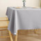 Cozomiz Tischdecke Gartentischdecke wasserdichte rutschfeste Abwischbar Schmutzabweisend Tischdecke Tischwäsche PU-Leder Wachstuch 110x170cm Tiefgrau