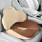 Coverado Sitzkissen und Lendenwirbelstützkissen für Bürostuhl und Autositz, Ergonomisches Memory-Schaum Schreibtischstuhl Kissen Rückenstütze Kissen, Ischias und Rücken und Tailbone Pain Relief Kissen