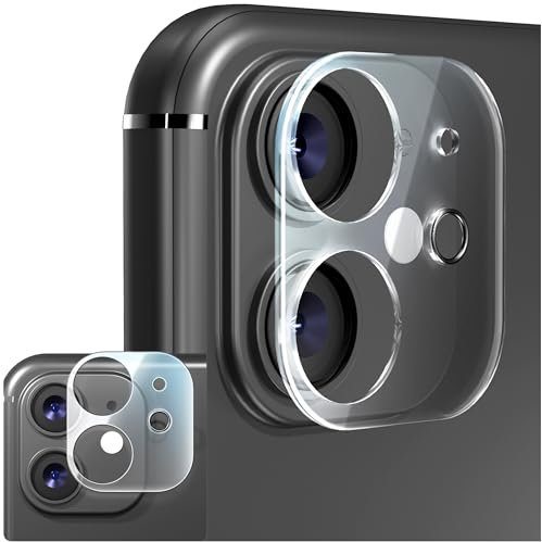 [HelloCase] Kamera-Schutzglas für iPhone 12 Mini 9H Härte, zuverlässiger Objektivschutz, Full Kameraschutz, kristallklare Klarheit, Schnell, Schutzglas,Schutzfolie