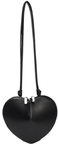 Uzztfa Herzförmige Umhängetasche, Handtasche, Pu-Leder, Herz-umhängetasche, Damen-Schultertasche Für Frauen Und Mädchen