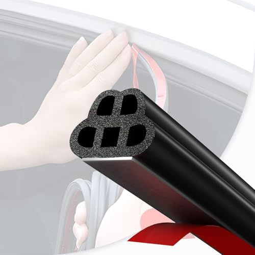 Auto Türdichtung Selbstklebend Gummidichtung – 10M Geräuschdämmend, Wasserdicht, Flexibel, Einfache Montage für Auto, Wohnwagen, Fenster – Passgenau, Langlebig & Schutz (10m)