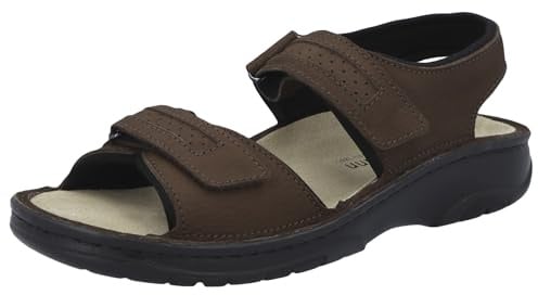 Berkemann Herren Berkoflex Sandale Nubuk medium Fußbett: herausnehmbar