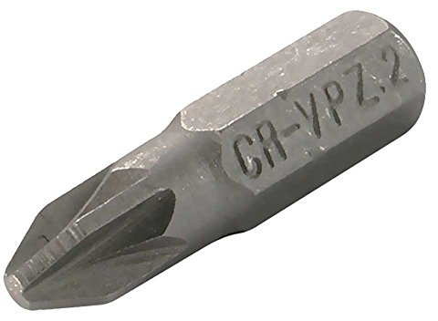 SW-Stahl PB/8-3 Schraubendrehbit, 8 mm Sechskant, Pozidriv PZ3 | Kurzes 5/16 Zoll Bit - Profi-Qualität aus brüniertem Chrom-Vanadium-Stahl - 30 mm Länge für Industrie und Werkstatt