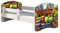 Kinderbett Jugendbett mit einer Schublade und Matratze Weiß ACMA II 140 160 180 40 Design (160x80 cm, 44 Lokomotive)