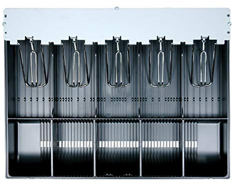 SAM4s Cash Register Drawer Insert Money Till Tray 60, 5 Bills 5 Coins Holder, Model 60, 5 x 5 with Steel Bill Arms, ER-915, ER-920, ER-925, ER-940, ER-945, ER-320, SPS-340, SPS-345