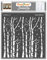 CrafTreat Wandmuster-Schablonen zum Malen auf Holz, Wand, Fliesen, Leinwand, Papier, Stoff und Boden, Herbstbäume Schablone, 30,5 x cm, wiederverwendbare DIY Kunst Handwerk Schablonen Muster