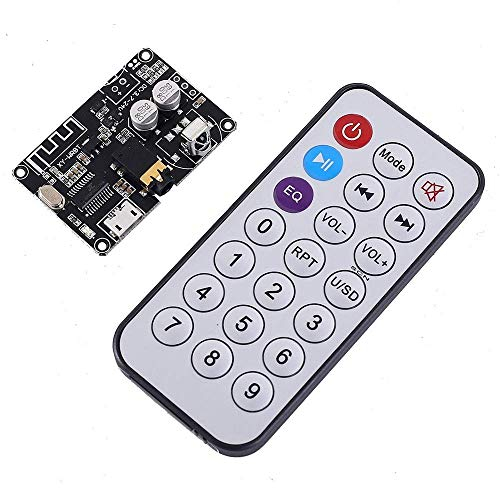 DollaTek BLE 5.0 Bluetooth Receiver Audio Stereo Decoder Module DC 3.7V-24V for DIY Voltage Volume Adjustable Speaker Amplifier Controler
