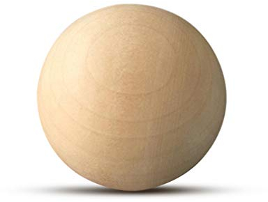Holzball Rohholz-Kugeln, Unbearbeitete Holzkugeln Zum Basteln Massives Natürliche Runde Holzkugel Dekorative Holzbearbeitungskugeln Manuelles DIY-Zubehör, Bunte, Große, Bemalte Kugeldekoration 5cm