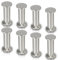 Gimisgu Aluminium Möbelfüße 8er Set,Runde Möbelfuß Sockelfuß,Höhe 200mm,Höhenverstellbar:15mm,Belastbar bis 250 Kg,Geeignet für Sofa, Bett, Nachttisch, Schrank