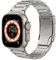 MoKo Correa de Titanio con Apple Watch Ultra 2 49mm 46mm 45mm 44mm 42mm, Pulsera de Repuesto de Metal con Cierre de Doble Pulsador para iWatch Ultra SE 2 SE Series 10 9 8 7 6 5 4 3 2 1,Plata