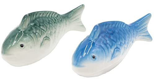 B2S BACK2SEASON 2 x Schwimmfisch grün und blau Deko Teichkugel Gartenkugel groß 2er Set