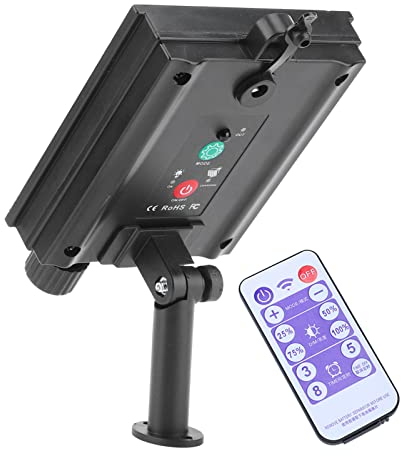 3,7V 1200mAh Stromversorgung, 8 blinkende Modi Fernbedienung, Solar String Light Control Box für LED Streifen, Outdoor Hinterhof Hochzeit Urlaub (Ausgangsflachdruck 3V)