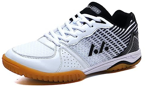 NGARY Badminton Schuhe für Männer Frauen Innengerichtsschuhe Leichtes Schock-Absorption-Anti-Schlupf-Tennis-Sneaker für alle Arten von Sportarten
