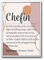 PURESIZE Chefin Bild Boho mit weißem Rahmen, Chefin Geschenke, Poster, Geburtstag, Abschied, Dankeschön, Büro Deko, Jubiläum