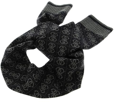 GUESS GUESS Vezzola Scarf 30X180 Black/Dark Black