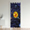 Loussiesd Sonnensystem Schwarzout Vorhangs Fenster Weltraum Behandlungen Türvorhang 106x203cm Zimmer Verdunkelung Universum Planeten Schwarzout Vorhangs für Türen mit Fenster