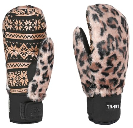 Level Siberian Mitt - Fäustlinge Damen, Skihandschuhe Damen, Winterhandschuhe Damen Wasserdicht mit Stulpe, Atmungsaktiv und Schützend für Snowboard und Skifahren - 1 Paar