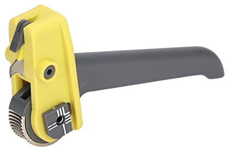 Pince à Dénuder, Coupe-Câble à Fibre Optique, Dénudeur pour Dénuder la Gaine de Câble, Rouleau en Acier à Haute Teneur en Carbone, Double Lame Industrielle, Dénudeur de Fil