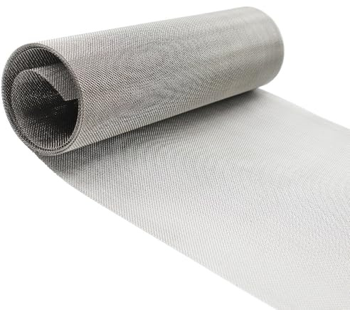 The Mesh Company Mouse Mesh Air Brick Covers Rodent Proof Screen Metal Mesh Sheet | 6PCS Rodent Mesh 304 Stainless Steel 1mm Hole Wire Mesh (20 LPI - 0.35mm SS304-300mm x 2 Metre Roll)