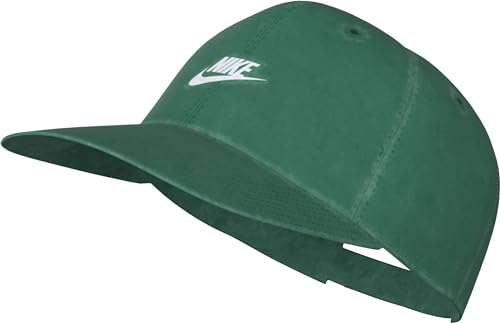 Nike Club Unstrukturierte Futura Wash-Cap, Malachite/White, FB5368-365, M/L