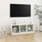 LAPOOH TV-Schrank Weiß 104x33x41 cm Massivholz Kiefer, TV Lowboard, Fernsehschrank, Fernsehtisch, Fernseher Schrank, TV Sideboard, TV Board, TV Cabinet, TV Bank, TV Kommode