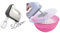 Philips Domestic Appliances HR3741/00 Handmixer & ORION GROUP Spritzschutzdeckel | Spritzschutz für Mixer | Rührschüssel | Verhindert lästiges Spritzen des Teigs beim Mixen