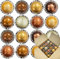 Barista Selection Lot de 16 capsules de café pour machines Vertuo avec biscuits, chocolat, sucre ou lait dans une boîte cadeau