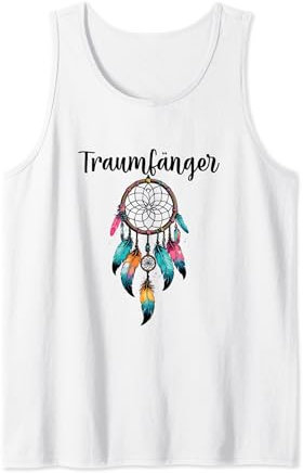 Traumfänger mit Federn Indianer Dreamcatcher Traumfänger Tank Top